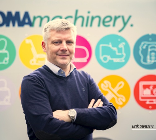 Erik Switsers (BOMA Robotics): ‘Warehouses are the ideal setting for cleaning robots’
