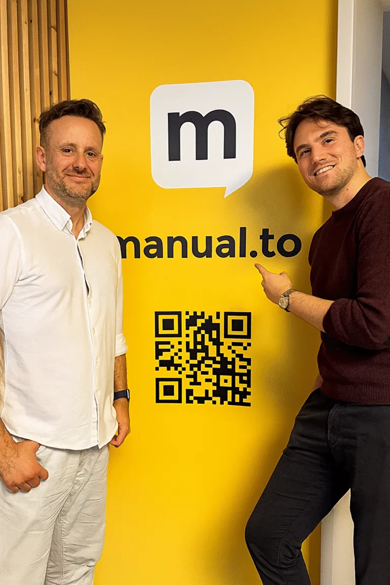 Jorim Rademaker en Maxime Steenbrugge: “Manual.to is de TikTok voor trainingen en handleidingen”